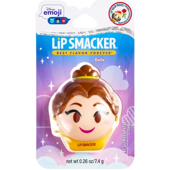 Disney Beauty and the Beast Princess Belle Lip Smacker Emoji Lip Balm NWT - Picture 1 of 10